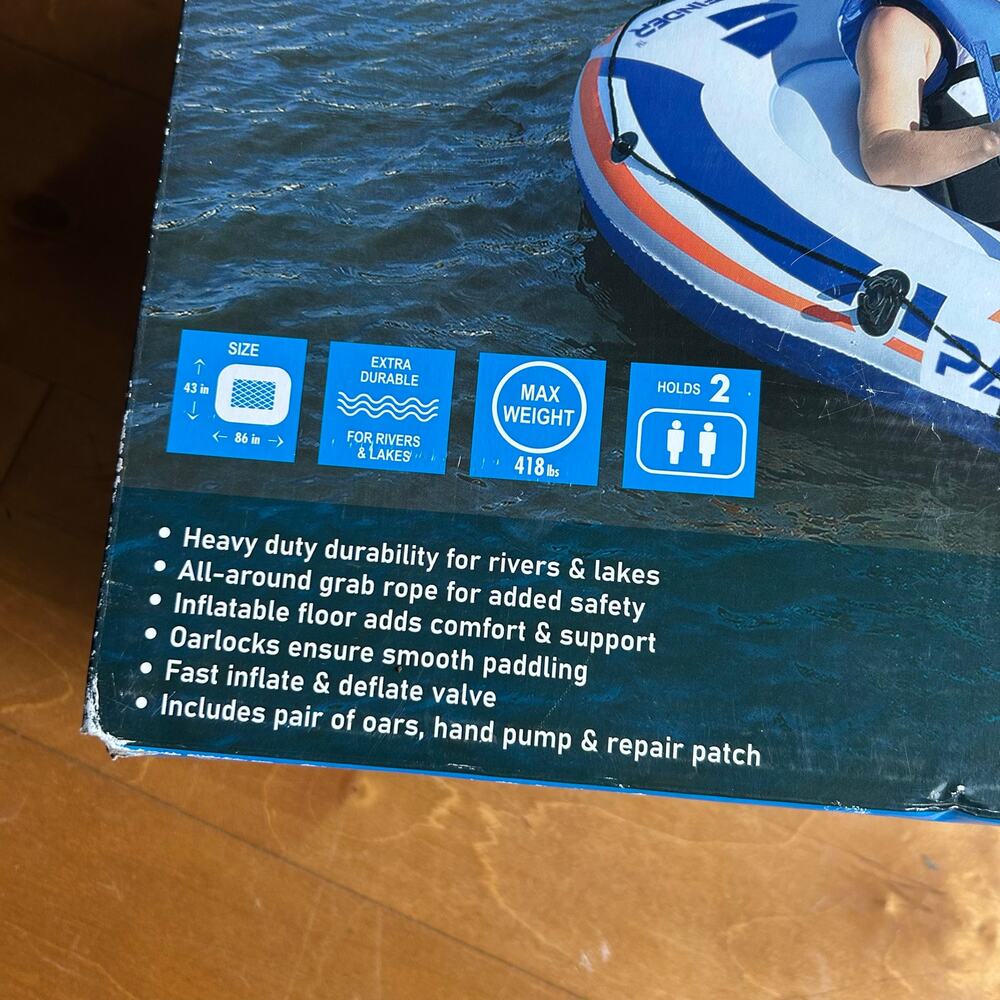 PATHFINDER 4 PERSON RIVER RAFT NIB - Picture 5 of 7